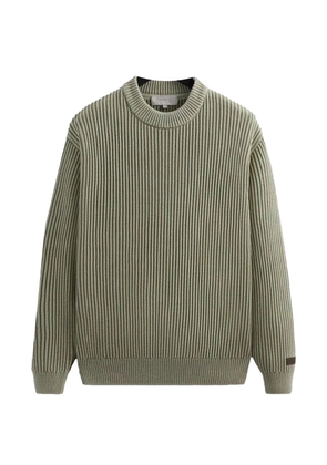 KITH garment-dyed knit crewneck - Green