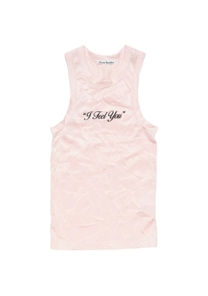 Acne Studios printed tank top - Pink