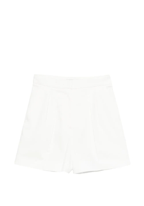Max Mara pleated shorts - White