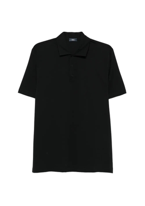 Herno buttoned polo shirt - Black