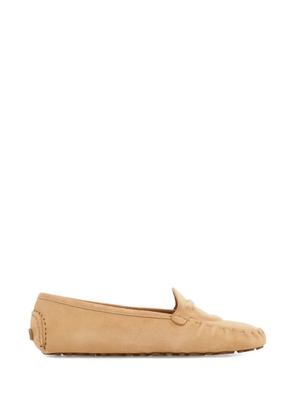 Ferragamo Gancini driver loafers - Neutrals