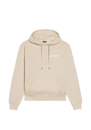 Jacquemus drawstring hoodie - Neutrals