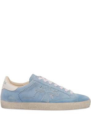 Premiata suede low-top sneakers - VAR 7532 BLUE