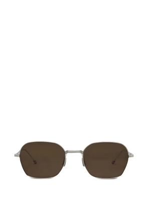 Thom Browne geometric-frame sunglasses - Silver