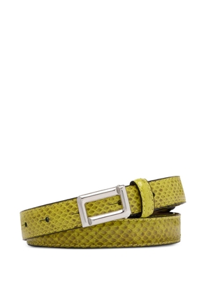 Lancel buckle adjustable belt - Green