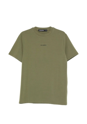 Karl Lagerfeld logo-detail T-shirt - Green