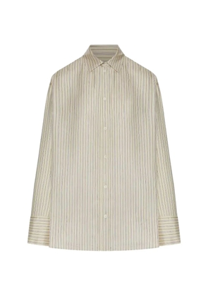 TOTEME striped-pattern shirt - Neutrals