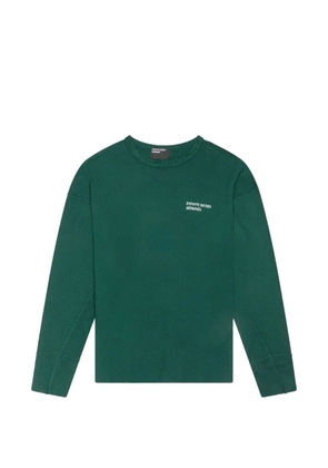 Enfants Riches Déprimés waffle-knit distressed sweatshirt - Green