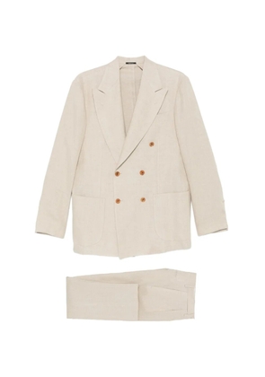 SARTORIO NAPOLI long-sleeve double-breasted suit - Neutrals