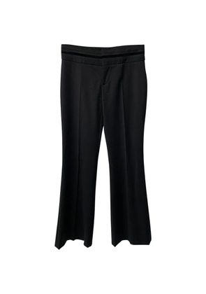 Gucci Pre-Owned 2015 pressed-crease trousers - Black