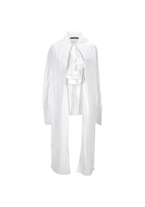 Polo Ralph Lauren Vintage ruffle-detail long-sleeve blouse - White