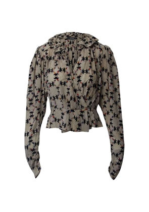 ISABEL MARANT Blinea floral-pattern blouse - Neutrals