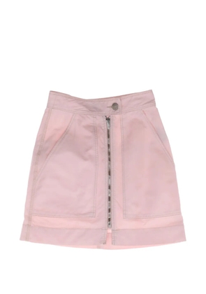 ISABEL MARANT zip-front mini skirt - Pink