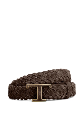 Tod's suede belt - Brown
