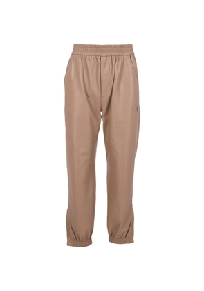 Nanushka elastic-waist logo trousers - Neutrals
