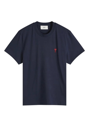 AMI Paris heart-logo T-shirt - Blue