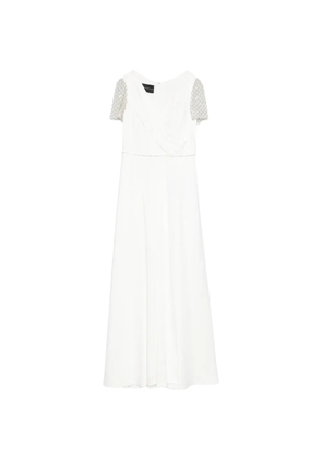 THE COUTURE CLUB beaded-detail jumpsuit - White