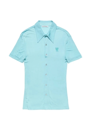 Acne Studios embroidered shirt - Blue