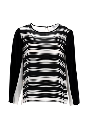 SANDRO striped silk blouse - Black