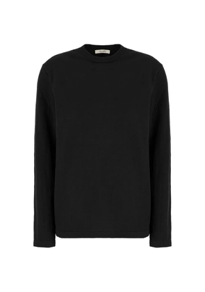 The Row Floris cotton sweater - Black