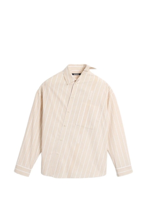 Jacquemus striped graphic shirt - Neutrals