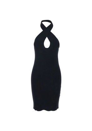 Federica Tosi mini ribbed knit dress - Black