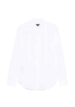 Giorgio Armani pleated shirt - White