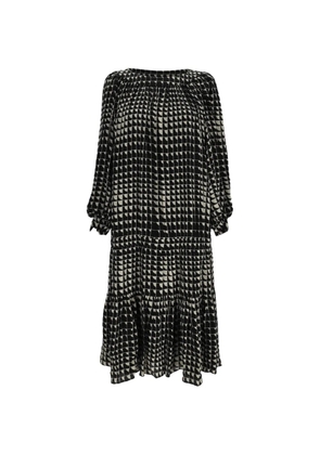 Celine Pre-Owned geometric-print dress - Black