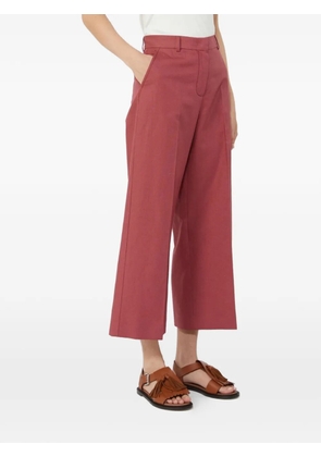Weekend Max Mara Zircone cotton trousers - Pink