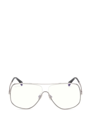 Max Mara Eyewear browline glasses - Silver