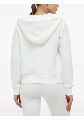 GUESS USA logo-print hoodie - White