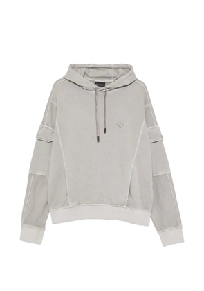 Emporio Armani pocket hoodie - Grey