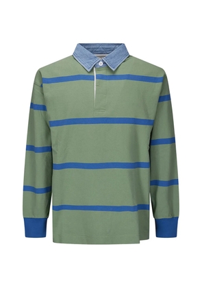 Gramicci striped polo shirt - Green
