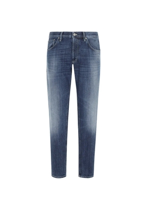 DONDUP Brighton buttoned denim jeans - Blue