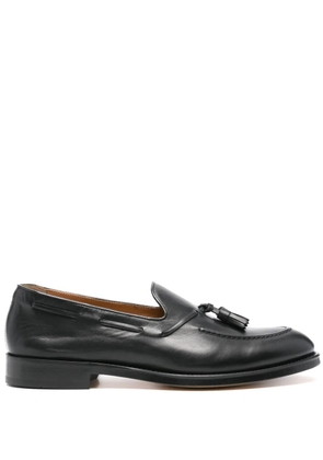 Doucal's leather loafers - Black