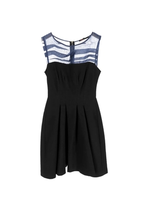 Maje pleated sleeveless mini dress - Black