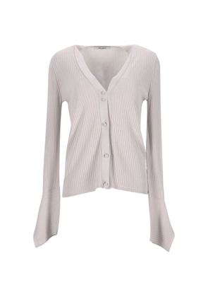 Max Mara ribbed cardigan - White