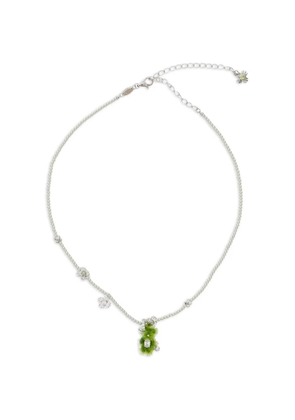YVMIN flower pendant necklace - Silver