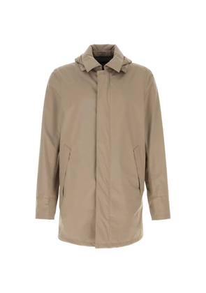 Herno hooded raincoat - Neutrals