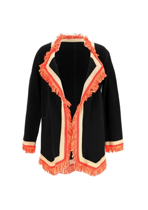 Bottega Veneta Pre-Owned fringe-trimmed cotton blazer - Black