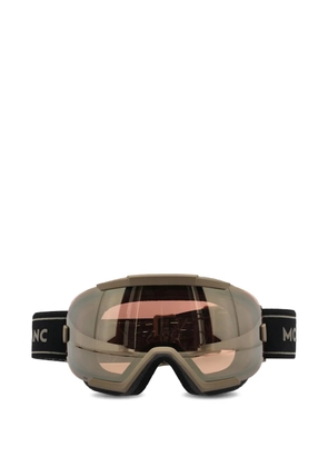 Montblanc mountain-themed graphics ski goggles - Pink
