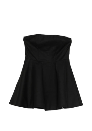 Gestuz strapless fit flare top - Black