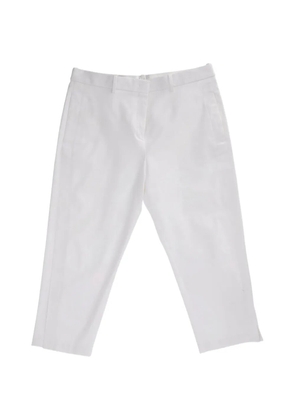 Jil Sander Pre-Owned straight-leg cotton trousers - White