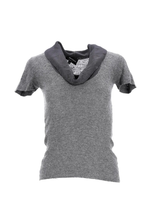 Giorgio Armani Pre-Owned cowl-neck T-shirt - Grey