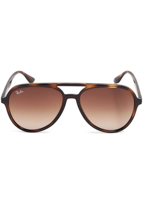 Ray-Ban aviator-frame sunglasses - Brown