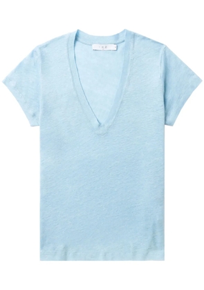 IRO Rodeo linen T-shirt - Blue