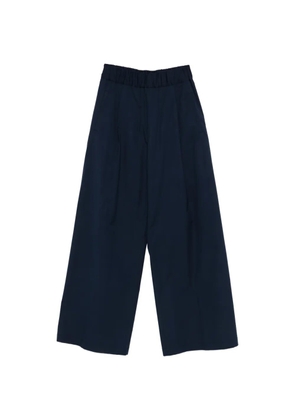 Semicouture side-pocket palazzo pants - Blue
