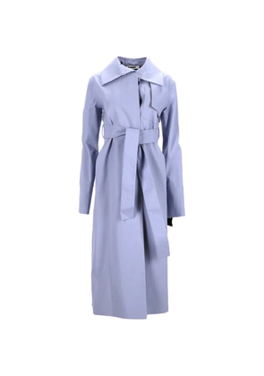 Jil Sander Pre-Owned belted trench coat - Purple
