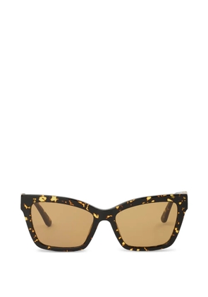 Karl Lagerfeld Glam Autograph logo sunglasses - Brown