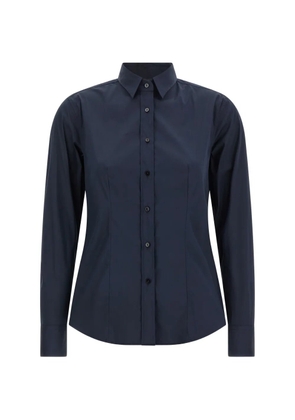 Xacus Sara pleated shirt - Blue